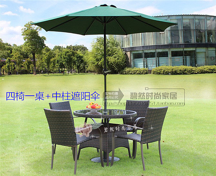 Bàn ngoài trời và ghế đặt mây ngoài trời mây ghế ba hoặc năm bộ đồ nội thất kết hợp ngoài trời sân giải trí ban công bàn ghế ban ghe ngoai troi