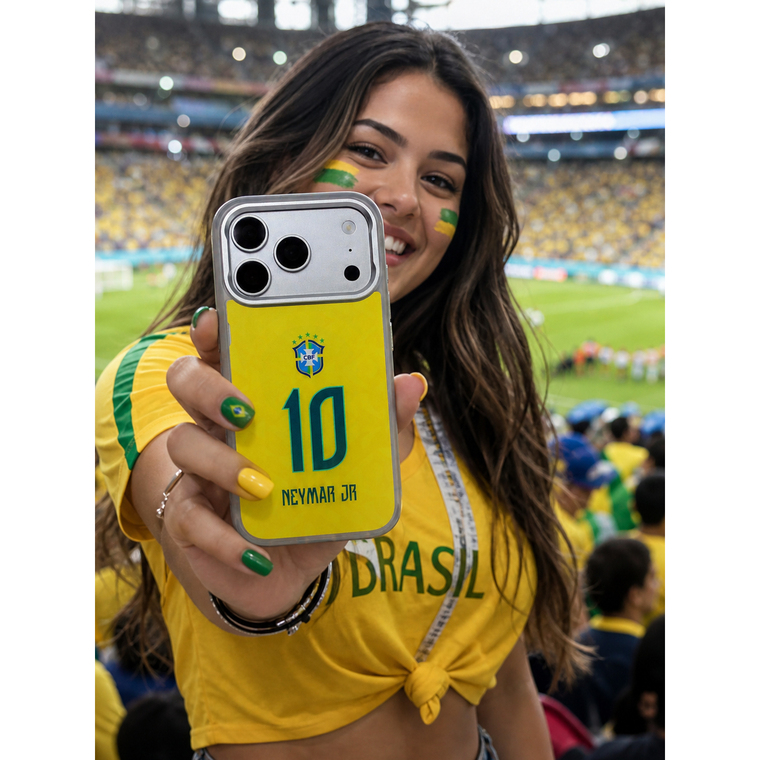 Neymar Jr. Brazil Football iPhone Case