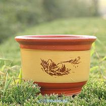 Flower pot ceramic pot special purple sand pot red ceramic pot flower pot