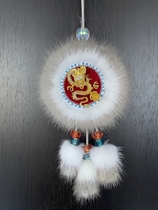 The fourteen winter dragon year car hangs in the car