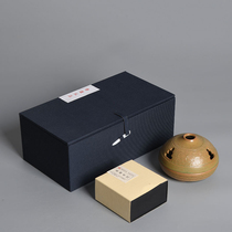 No dispute with the world Zen incense Zen road sandalwood stove Business gift set Ceramic plate incense burner Aromatherapy stove set incense