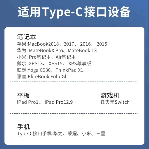 Двойной кабель данных Type-C подходит для Huawei MateBook14 Зарядка кабеля xiaomi bookpro15 Redmi Redmi Air13 Экспрессия строки 65 Вт WATTIME Pesbook Line Line 2 метра до 2 метров.