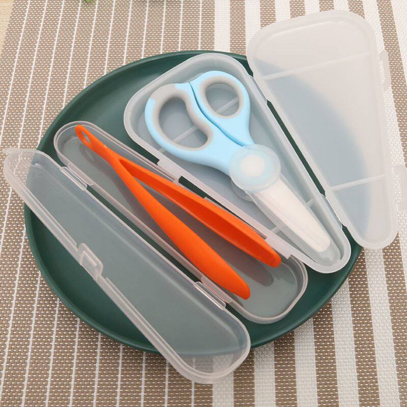 Baby food supplement special scissors can cut meat preferred vegetables kitchen tools baby ceramic small scissors children's food dishes