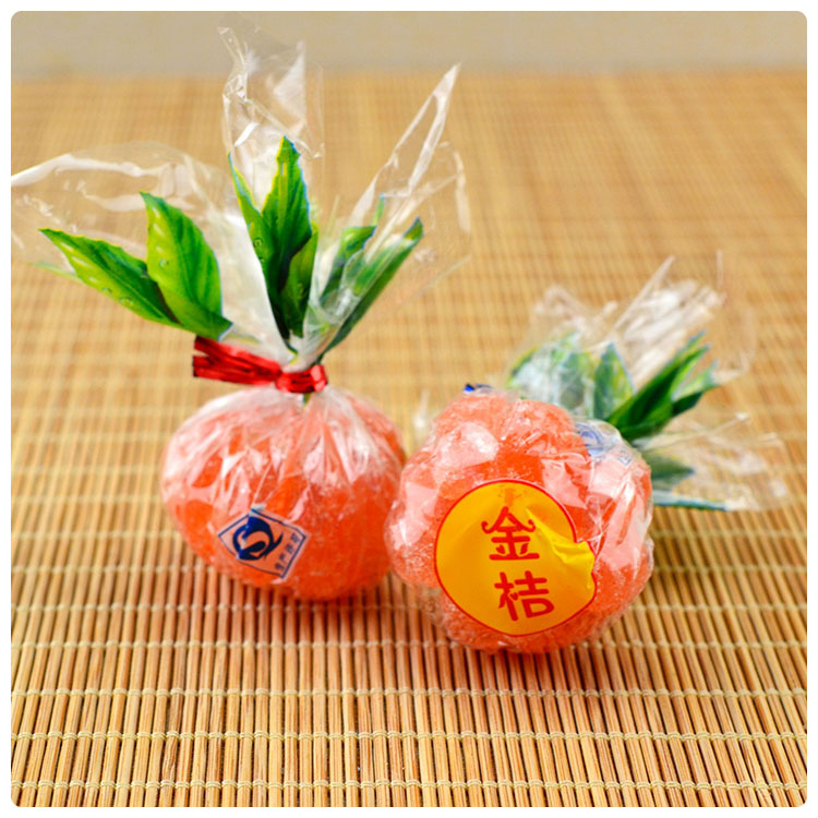 Whole bucket of 50 Orange Orange Soft Candy Golden Orange Candy Orange Petals Childhood Nostalgia Snack Old Orange Petals Candy Gifts