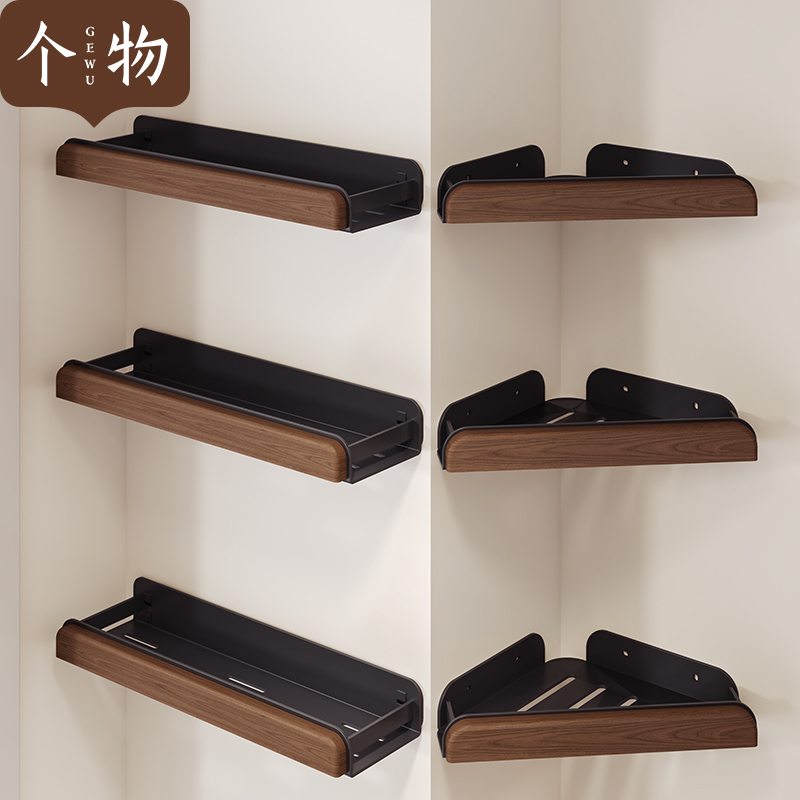 Bathroom Corner Shelf, Triangular Bathroom Corner Shelf, No-Drill Shower Room Washbasin Storage Rack for Shower Gel