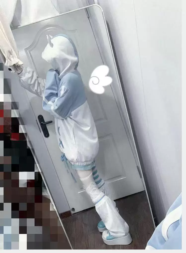 Японский милый худи для студентов, универсальный пояс, толстовка на молнии