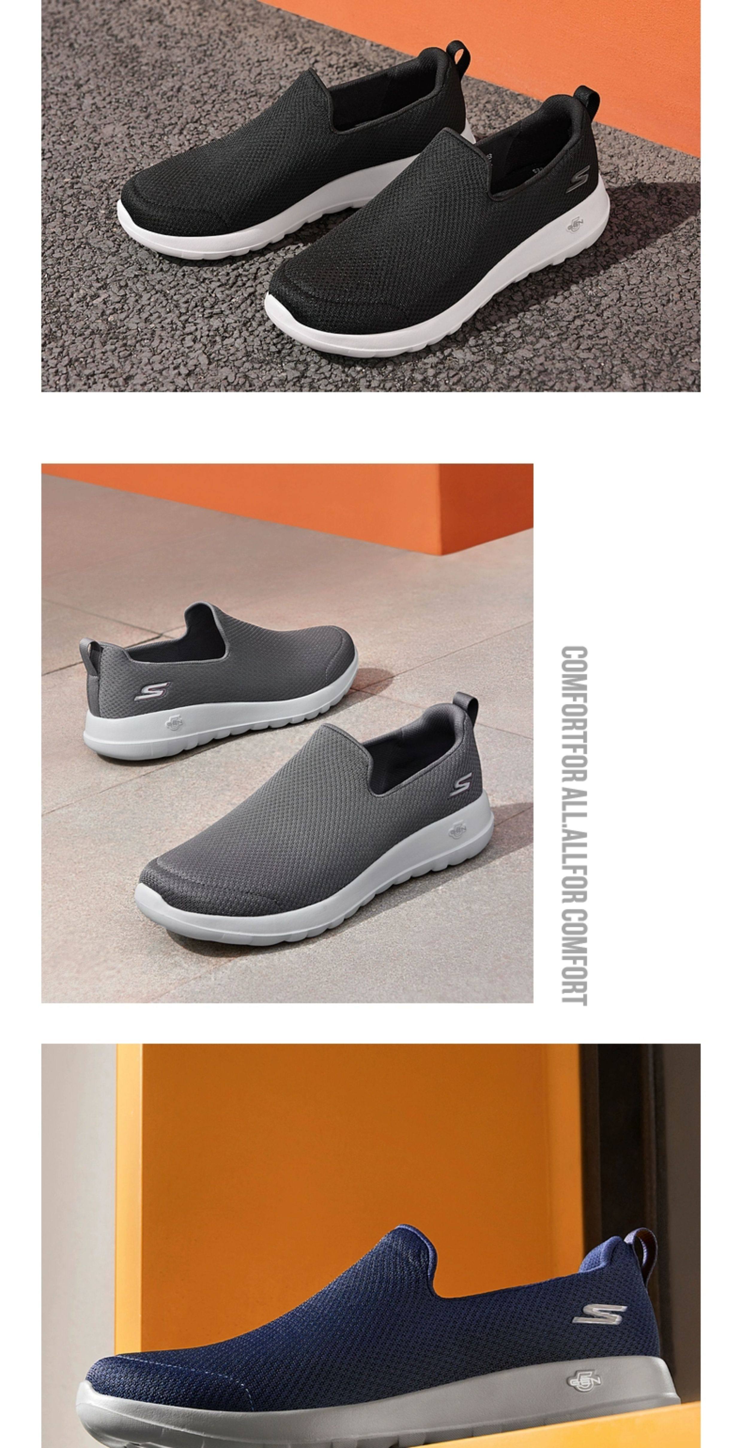 Энергичный обувь skechers斯凯奇正品春夏款男女款轻质一脚蹬懒人健步鞋休闲运动鞋