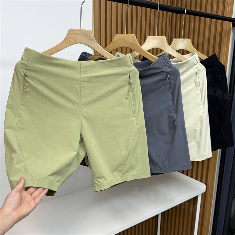 Lu Alternative! Cloud-Like Quick-Drying Breathable Fabric! 3D Stereo Cutting! Summer Men's Outdoor Sports Shorts and Mid-Length Pants