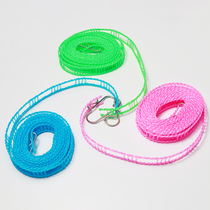 Windproof Clothesline Outdoor Invisible Sunburn Rope Outdoor Balcony Clothesline Windproof Non-slip Rope With Hook