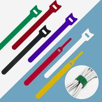 Anti-buckle powerful self-adhesive fixing magic adhesive tape data line collation and binding bandwidth containing domestic nylon strip winding