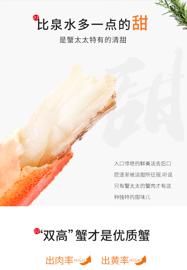 天猫超市定制 蟹太太 3688型大闸蟹礼券 公蟹3.5两+母蟹2.5两 共8只 图4