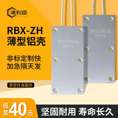 RBX-ZH frequency converter servo ultra-thin aluminum shell resistance 100W 10R15R20R25R48R50R100 Europe