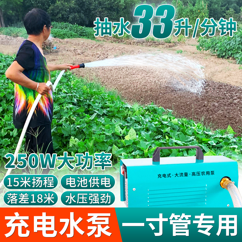 Rechargeable Water Pump for Watering Vegetables, Irrigation Machine, Water Pump for Agricultural Irrigation, Outdoor Self-Priming Well Pump, Drought-Resistant Water Pump Rechargeable Water Pump for Watering Vegetables, Irrigation Machine, Water Pump for Agricultural Irrigation, Outdoor Self-Priming Well Pump, Drought-Resistant Water Pump