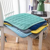 Simple breathable summer chair cushion pad thin corvette chair stool mat office sedentary cushion