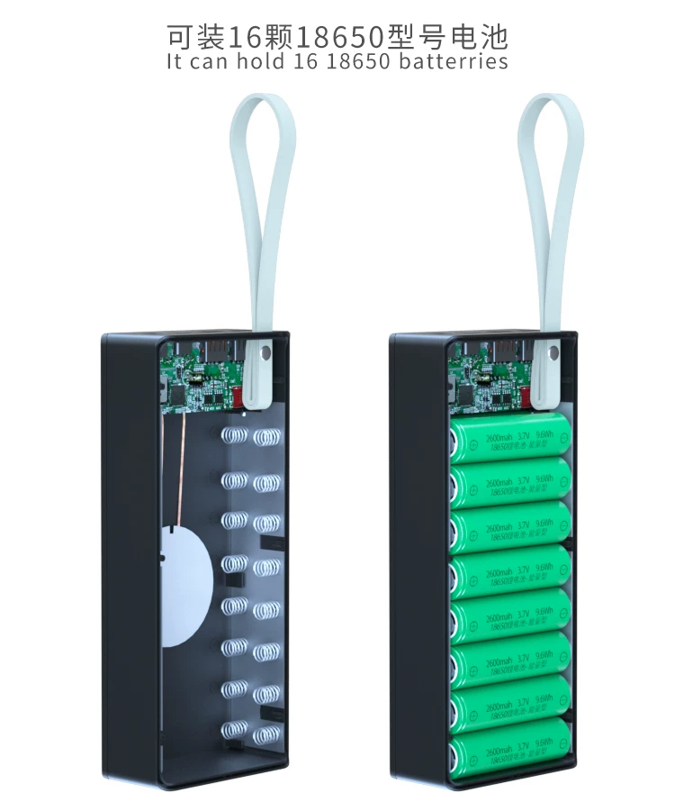 A8 зарядное сокровище корпус свободная сварка портативный power box набор сборки 18650 жидкокристаллический экран 8 узел набор быстрая зарядка мгновенная зарядка