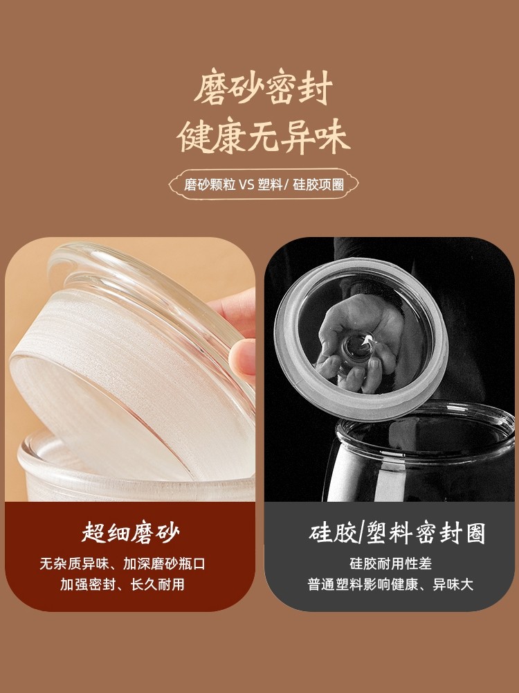 Glass Bottle for Soaking Liquor, Household Sealed Wine Jar, Special Wine Bottle, High-End 25kg Liter Wine Container with Spigot, Medicinal Wine Jar