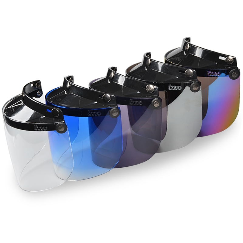 3 buckle lens large lens semi - helmet lens universal