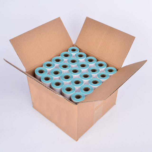 Cloth-Backed Label Paper 60-76*40 100 Sheets Triple-Proof Thermal Adhesive Portable Printing Paper Portable Printing Paper (38+38)*30*200 Sheets Adhesive Barcode Label Stickers