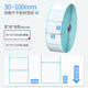 Large Roll Thermal Paper Label Paper 60*40 80 50 30 100*100 150 Self-Adhesive Barcode Printing Paper Blank Sticker Industrial Machine Labeling Machine Large Roll Full Box Express E-Packet