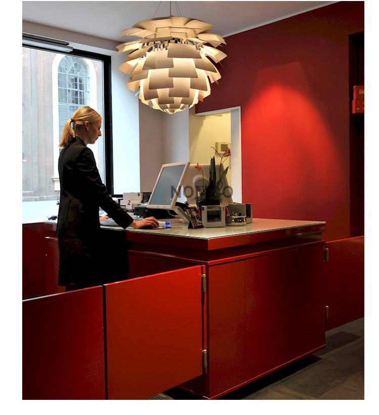 Ресторан люстра 丹麦ph松果吊灯北欧千叶片餐厅吊灯北欧创意卧室别墅设计师款吊灯