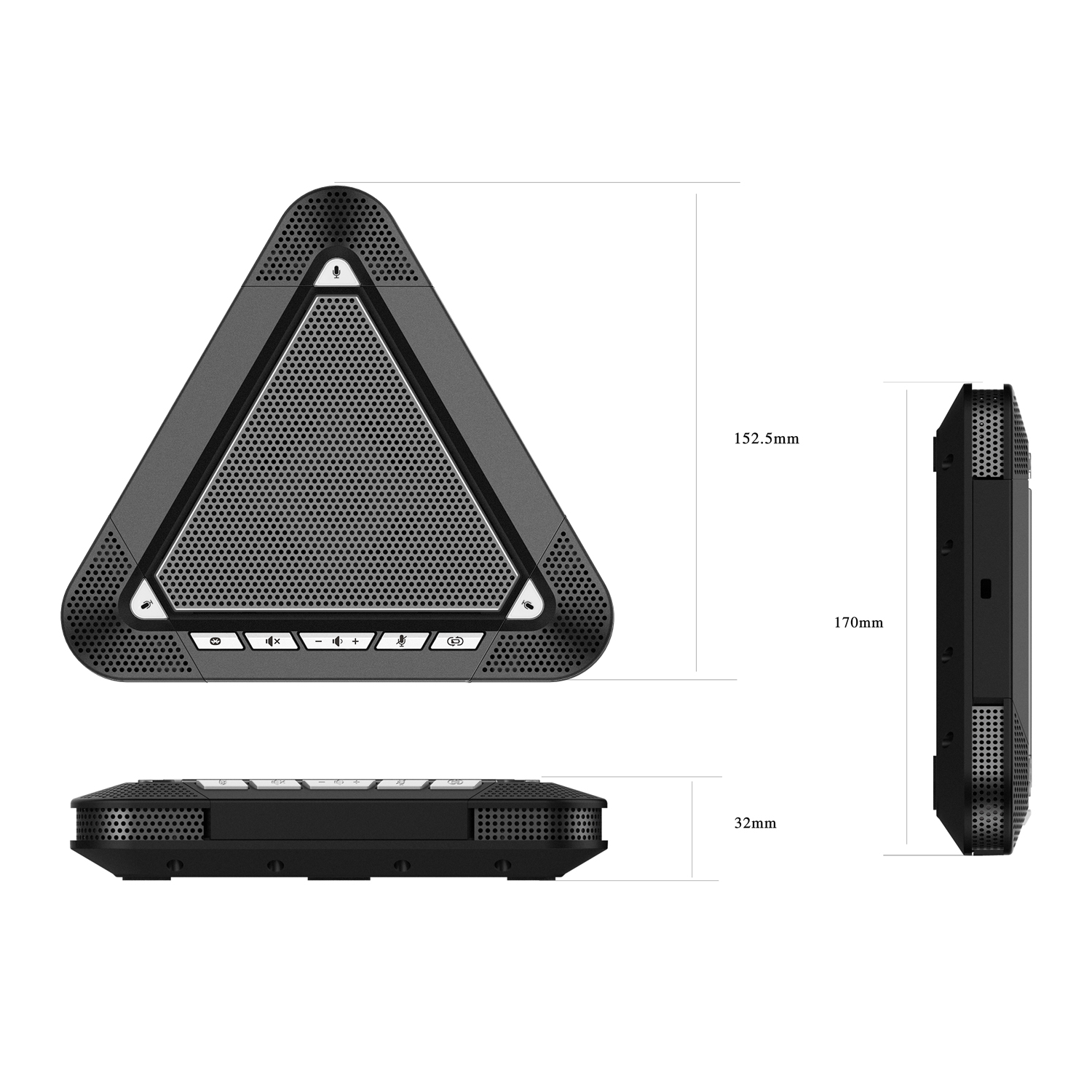 Haohuitong MVOICE 3000 3000-B 3000-W 3000-T video conferencing omnidirectional microphone