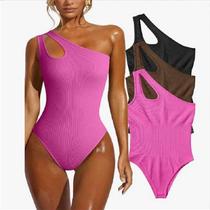 Diagonal Shoulder Dug Hole Thread Triangle Pants One-piece Suit Beauty Body Yoga Conserved Din Quick Dry Tight Body Conjoined