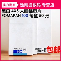 Большая кадрская пленка черно -белая Fomapan100 Fuma 4x5 4*5 Пленка рулона Foma Foma Большой формат пленка