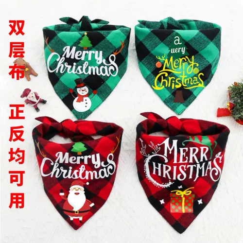 Рождественский шарф, слюнявчик, дудоу, двухэтажный чокер