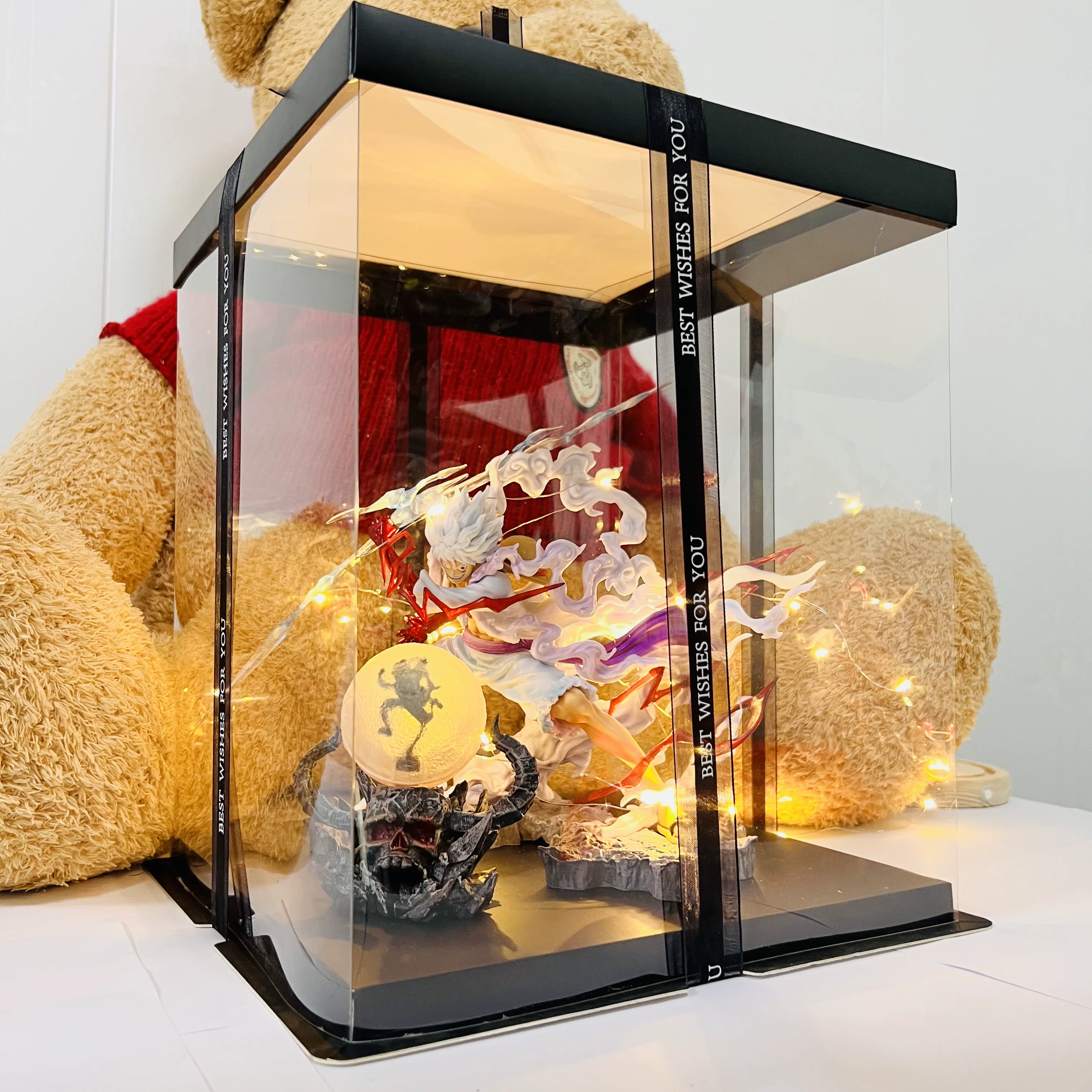 One Piece GK Original Sun Shennica Form Five Fifth Luffy and Kaido Kaido hand -made model swing lover lover