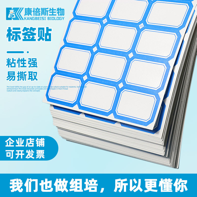不干胶标签贴纸手写可粘贴自粘性标签贴口取纸办公分类便签贴标记