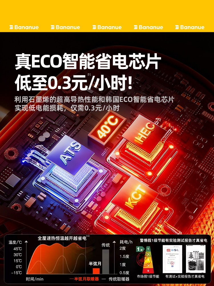 Dual-Use for Home and Business 2025 New Model Heater Large Area Heater Office Industrial Dedicated Energy-Saving Graphene Winter