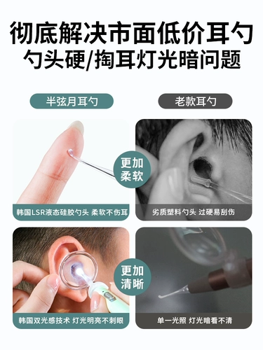 Детская светящаяся ухочистка для ушей