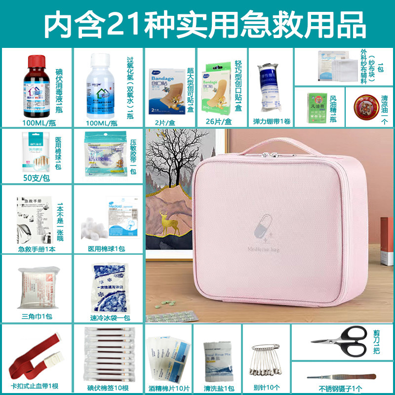 急救包国家标准全解读:如何打造家庭必备的便携式医疗宝箱?-医药箱-淘宝百科网