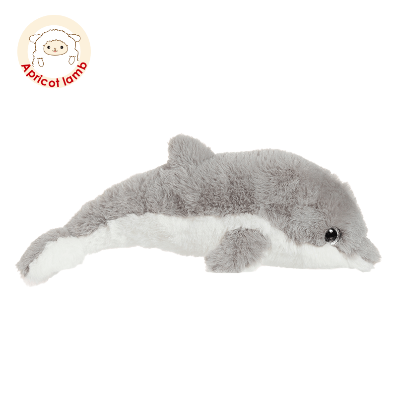 Apricot Llamb Dolphin Wool Suede Toy Cute Comfort Children's Day Gift Doll Doll Doll doll