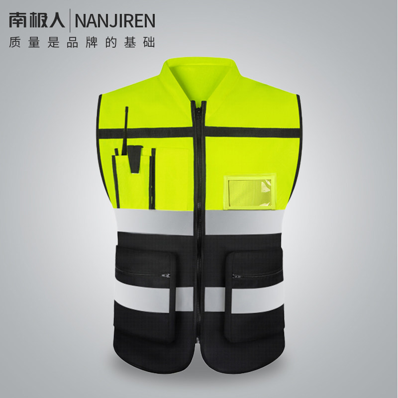 Lead Reflective Safety Vest Traffic Locomotive Ride driver Machia Site Custom drips to drink the waistcoat