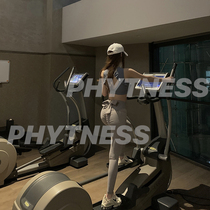 PHYTNESS BOW PEACH HIP FITNESS YOGA PANTS HIGH WAIST TIGHT STRETCH quick-drying