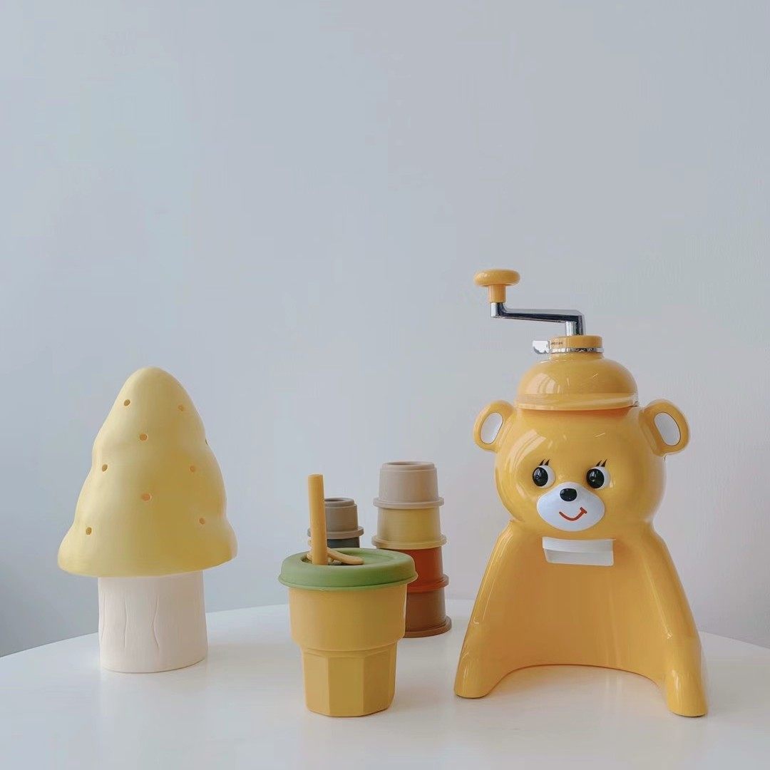 Retro Net Red Bear Child Manual Smart Crush Crush