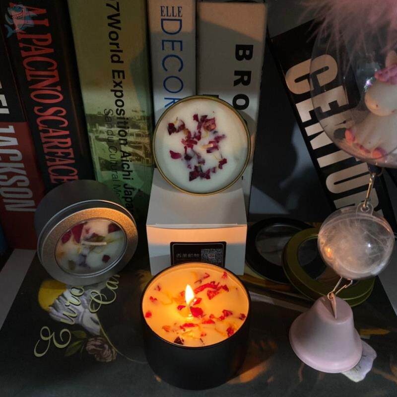 ins wind strawberry scented lavender candle flirted home girl's heart bedroom make-up room Sleeping Smoke Romantic Gift woman