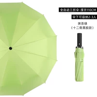 12 Bone Honor [виниловая 2-3 человек зонтик] Matcha Green/Полностью автоматически