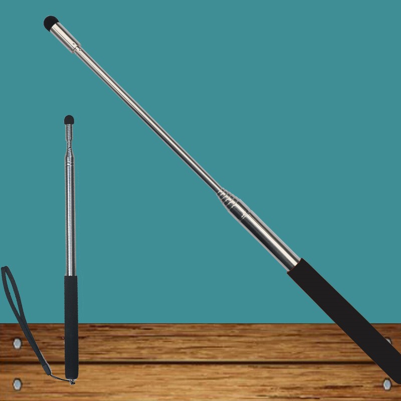 Extended Electronic Whiteboard Pointer All-In-One Touch Pen, Baton, Teaching Stick, 1.6m Retractable Touch Pen