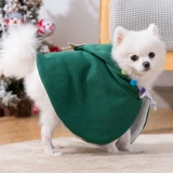 Кошка Рождественская Кейп -Собака одежда маленькая и средняя собака Тедди Бишон Померанский щенк Праздничный праздничный наряд