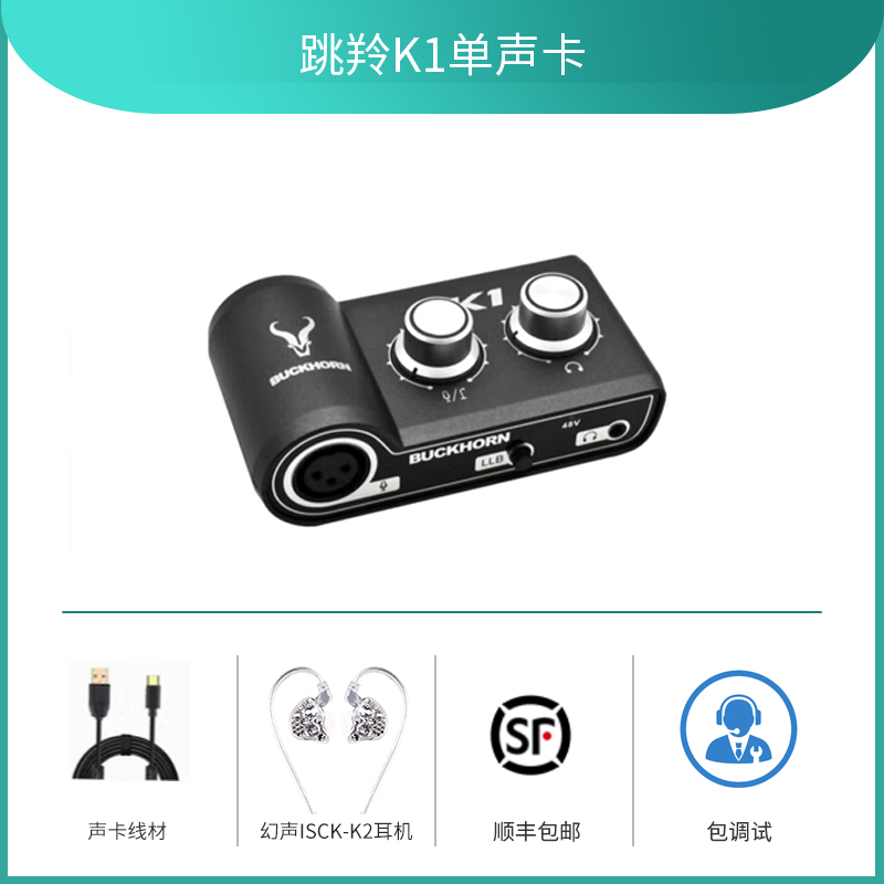 Buckhorn K4 オーディオインターフェース - 跳羚K4声卡 Buckhorn Tech - k4