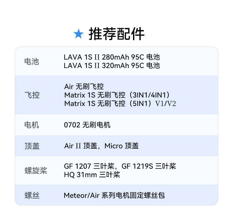 BETAFPV Air65冠軍版無刷競速穿越機機架fpv四軸飛行器航模配件