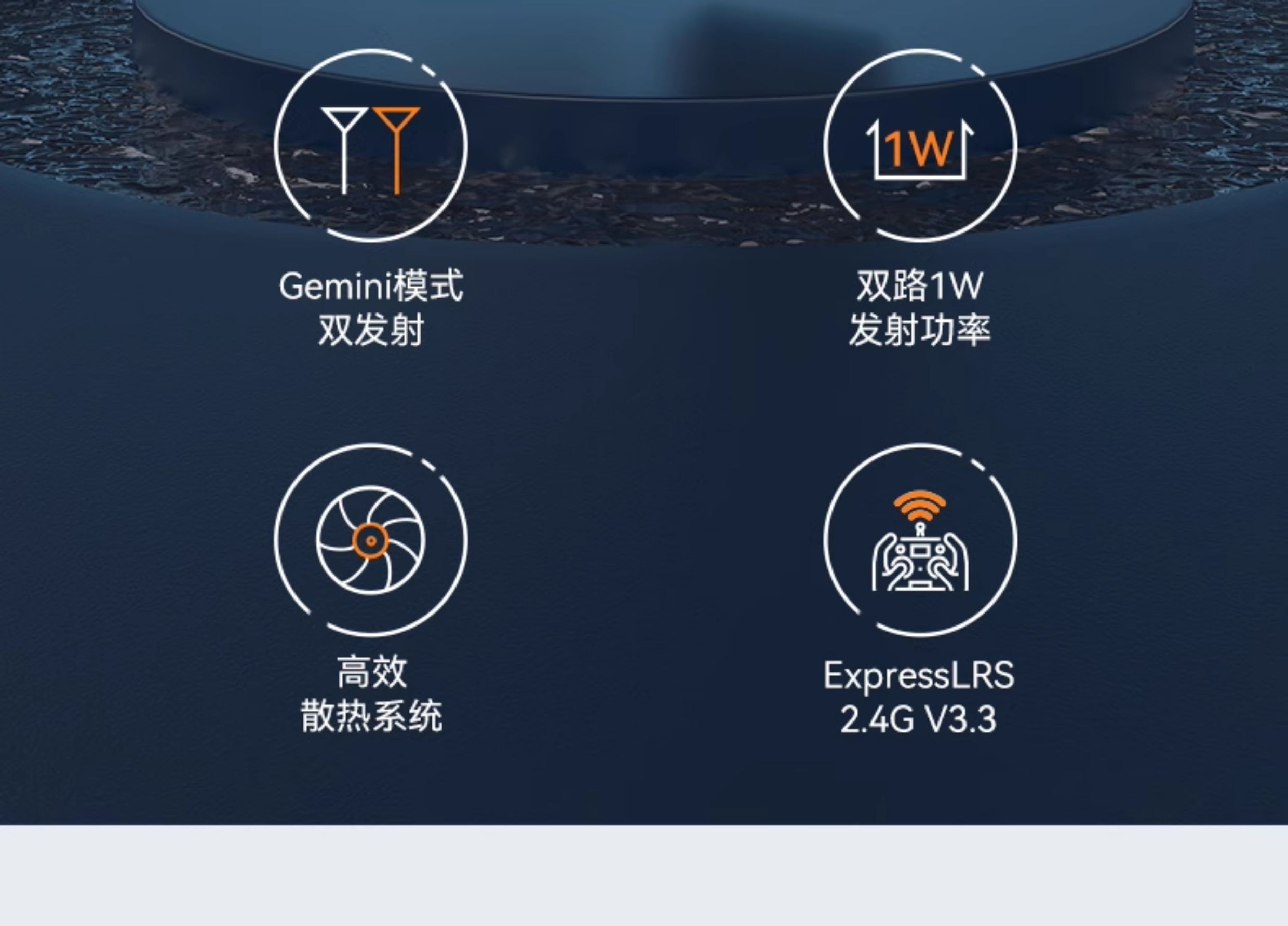 BETAFPV SuperG Nano遠航高頻頭雙1w大功率fpv穿越機訊號增強ELRS