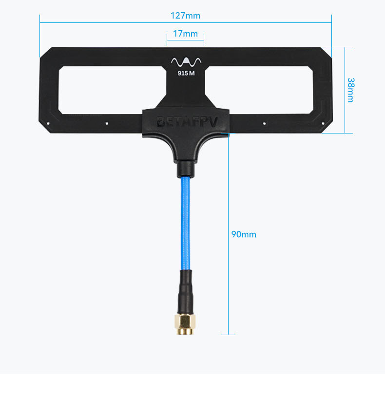 BETAFPV Moxon V2遠航天線高增益穿越機長距離無人機2.4G/915MHz