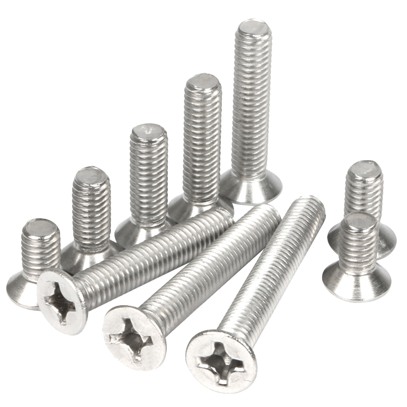 304 stainless steel countersunk head screw cross flat head screws M4