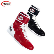 twins spirit boxing shoes Muay Thai fighting Sanda shoes high-top shoes mens and womens sports training professional wrestling shoes