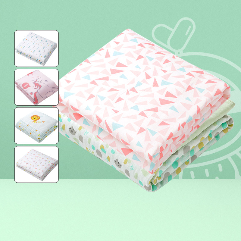 Baby room Yibi Hibe children summer cool quilt summer baby baby bamboo cotton gauze comfortable air conditioning quilt
