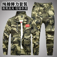 Желтый 771 Весенне-осенний костюм-стрейч