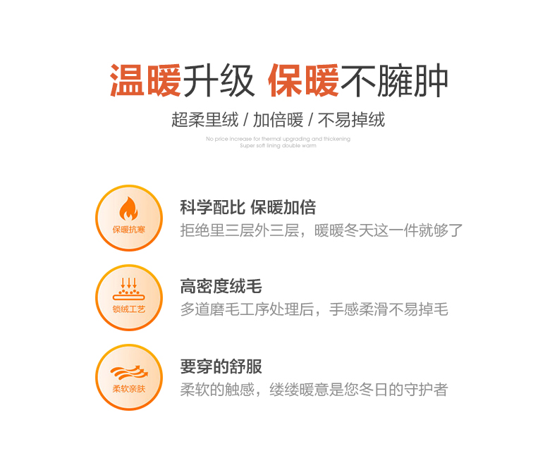 Firs 杉杉 2021秋冬新款加绒假两件针织衫 图2
